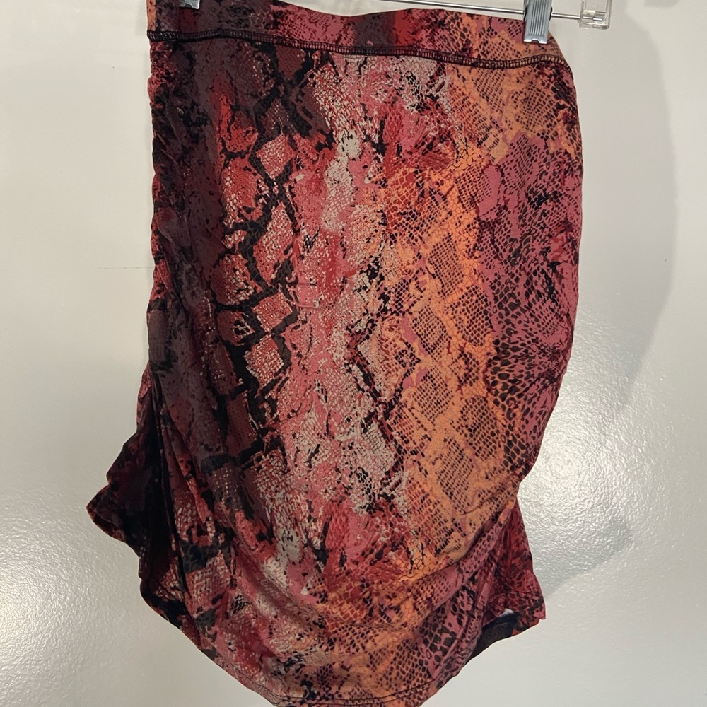 Ruched Mini Skirt